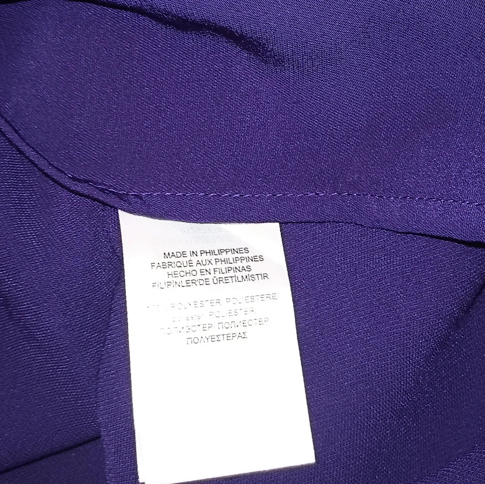 Ralph Lauren Vibrant Purple Dress 4 - Picture 8 of 11